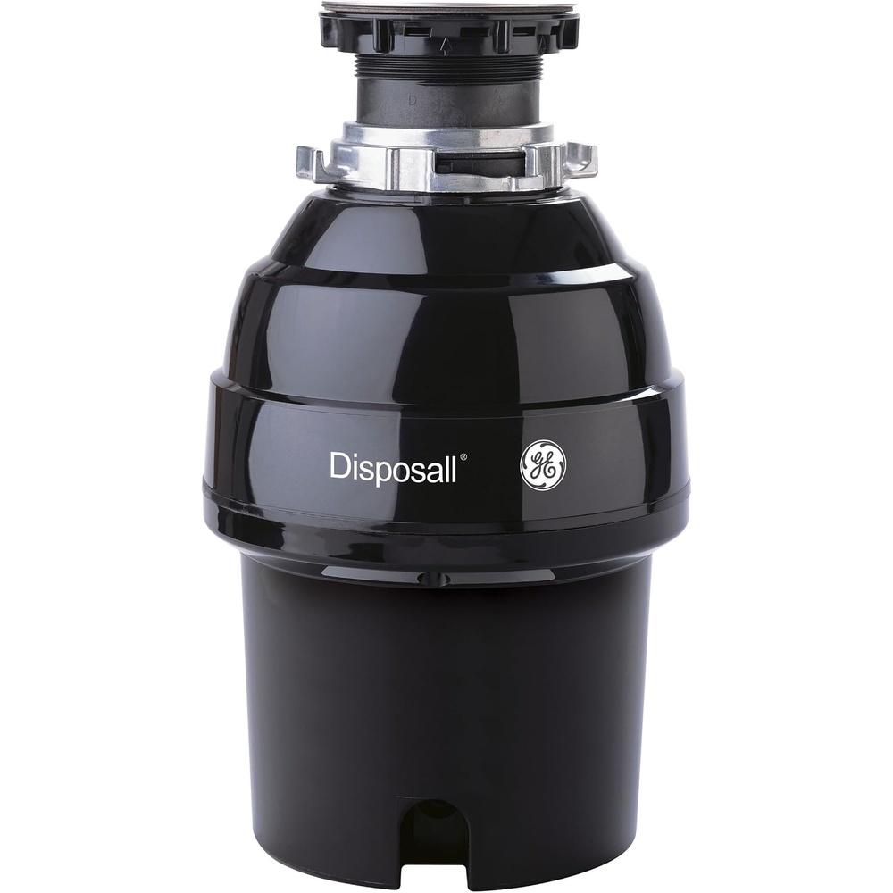 GE Disposall Continuous Feed 3/4 Horsepower Motor Garbage Disposer, Good for Grinding: Vegetable Peels & Small Bones, Easy Install Kit, Non-Corded, Recommended for 2-4 Person Homes, GFC720N(3/4 HP Non-Corded)