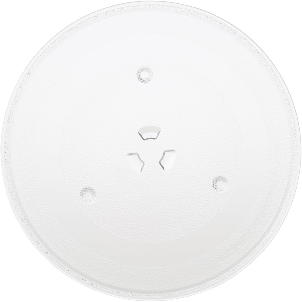 GE Appliances UNIVTRAY112 11.25-Inch Microwave Tray Replacement – Durable, High-Quality Glass Turntable Plate for Improved Cooking Performance(11.2 inch)