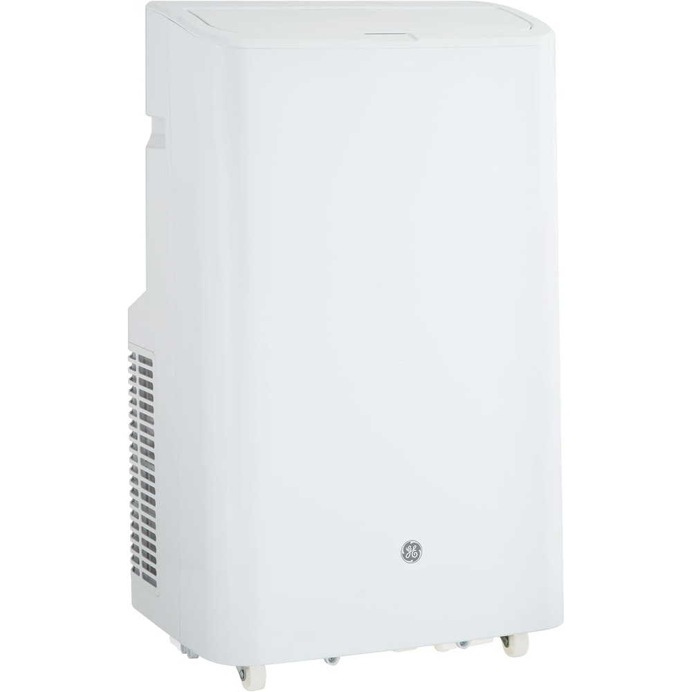 GE 5,000 BTU Portable Air Conditioner for Small Rooms up to 150 Sq Ft, Compact 3-in-1 AC Unit with Dehumidifier & Fan, No-Drain Auto Evaporation, Remote, Ez Install Kit, White(8 000 BTU)