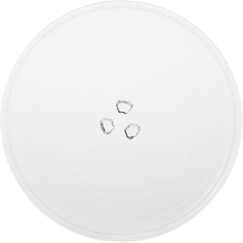GE Appliances UNIVTRAY112 11.25-Inch Microwave Tray Replacement – Durable, High-Quality Glass Turntable Plate for Improved Cooking Performance(‎9.5 inch)