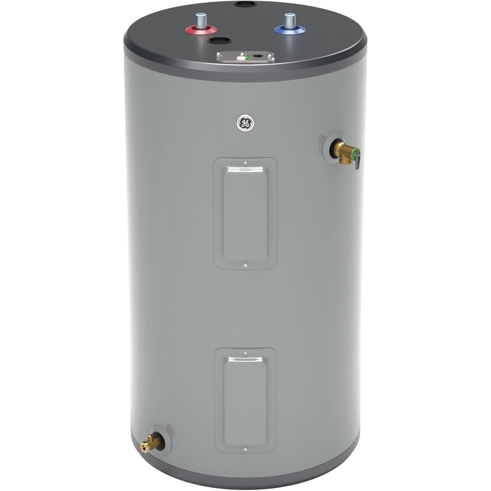 GE Appliances 30 Gallon Electric Water Heater with Adjustable Thermostat, Short, 240 Volt(30 Gallon – 10 Yr Warranty)