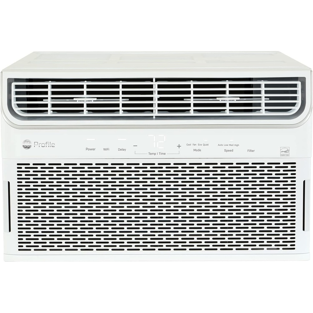 GE Profile Inverter Window Air Conditioner 13,500 BTU, WiFi Enabled, Ultra Quiet, Inverter Technology, Energy Efficient for Large Rooms, Easy Installation with Included Kit, Energy Star, White(White)