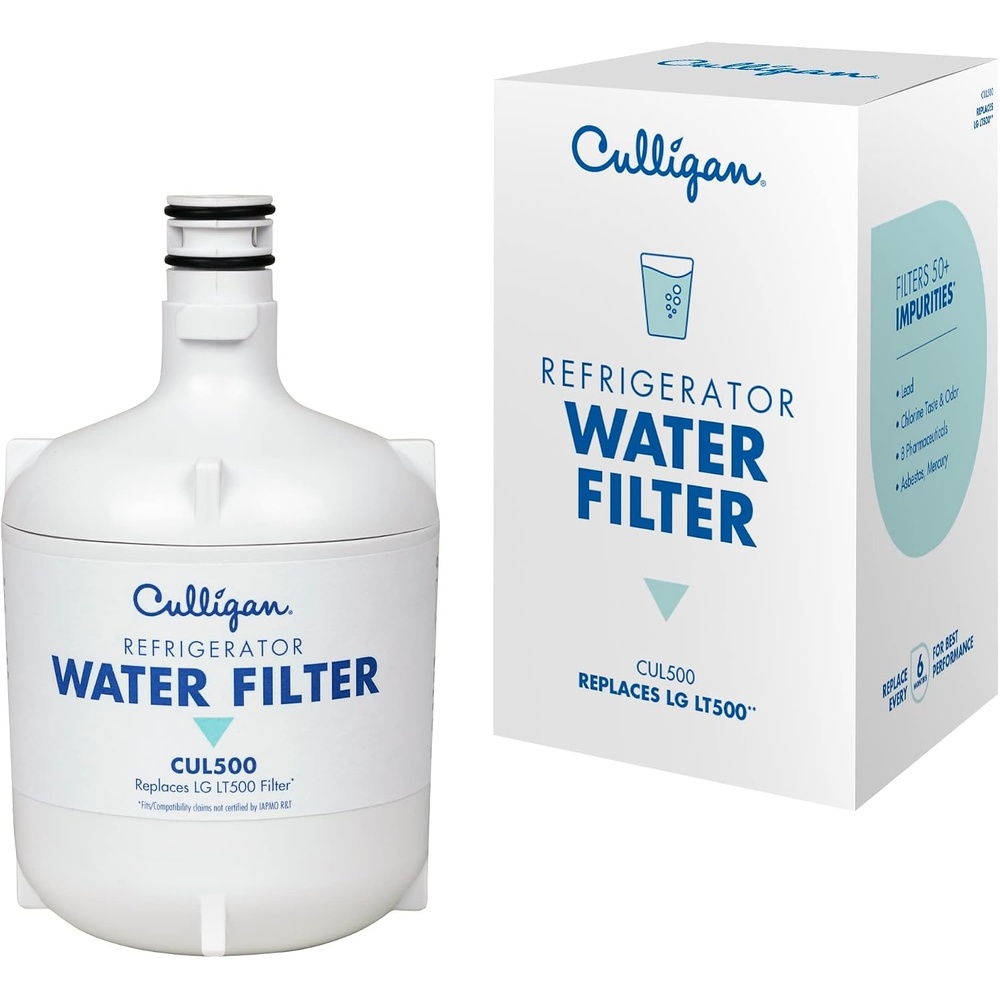 Culligan CUL1000 Refrigerator Water Filter | Replacement for LG Water Filter (LT1000) | Replace Every 6 Months | Pack of 1(Pack of 1)