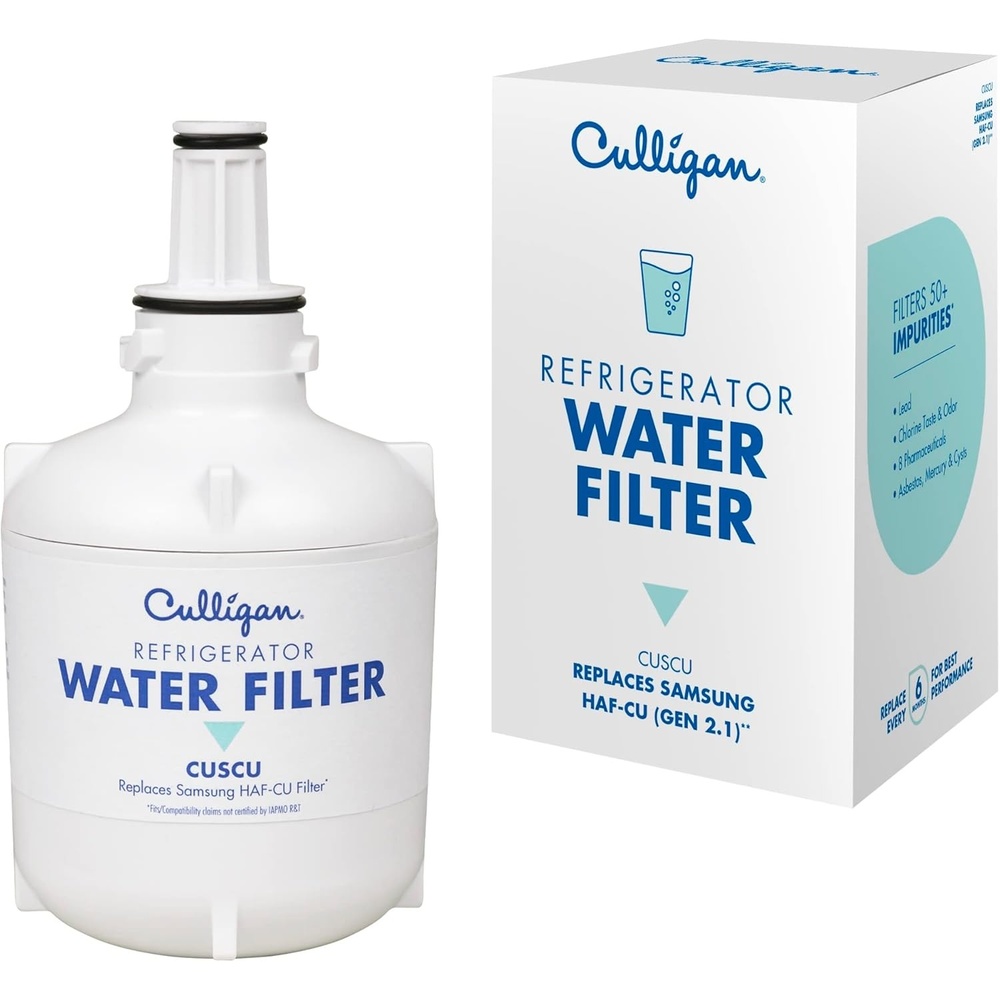 Culligan CUSCIN Refrigerator Water Filter | Replacement for Samsung Water Filter (HAF-CIN) | Replace Every 6 Months | Pack of 1(Pack of 1)