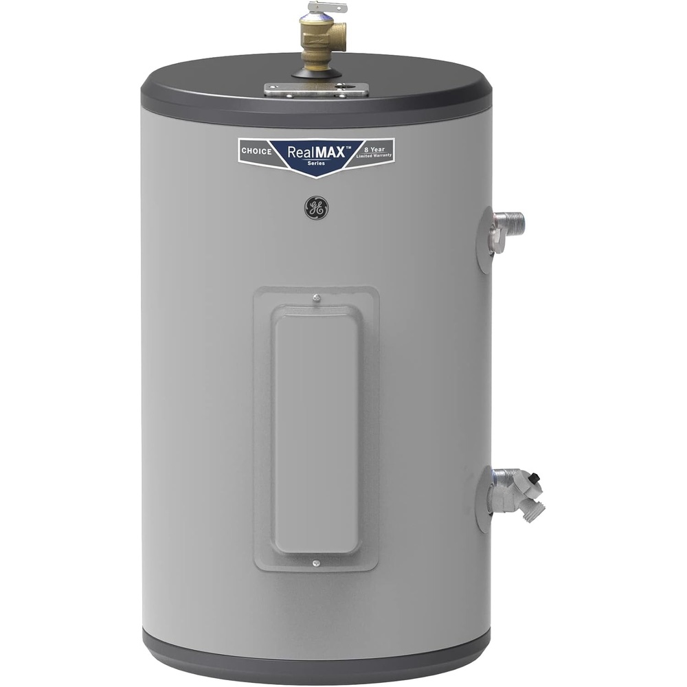 GE Appliances 18 Gallon Versatile Plug and Play Electric Water Heater with Adjustable Thermostat, Easily Installs Where You Want It, 120 Volt(10 Gallon)