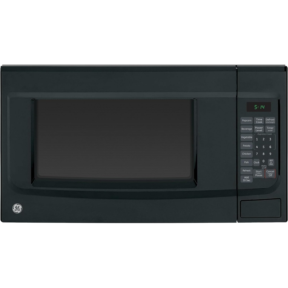 GE GCST14S1WBB 1.4 Cu. Ft. Black Countertop Microwave(Black)